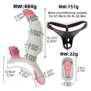 6.42in Monster Fantasy Wearable Strap on Vibrating Liquid Silicone Dildo