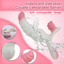 6.42in Monster Fantasy Wearable Strap on Vibrating Liquid Silicone Dildo