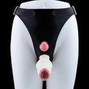 6.42in Monster Fantasy Wearable Strap on Vibrating Liquid Silicone Dildo