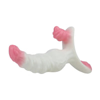 6.42in Monster Fantasy Wearable Strap on Vibrating Liquid Silicone Dildo