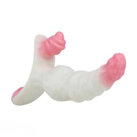 6.42in Monster Fantasy Wearable Strap on Vibrating Liquid Silicone Dildo