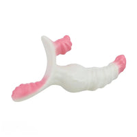 6.42in Monster Fantasy Wearable Strap on Vibrating Liquid Silicone Dildo