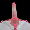 6.46in 8.43in Strap on Dual Density Silicone Real Skin Solid Dildo Female Pleasure