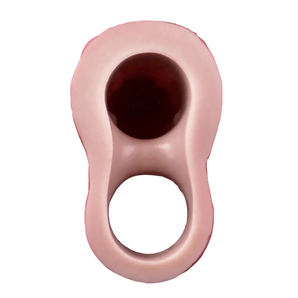 6.46in Simulated Genitals Blue Veins Hollow Cock Sleeve With Cock Ring