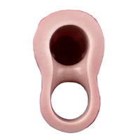 6.46in Simulated Genitals Blue Veins Hollow Cock Sleeve With Cock Ring