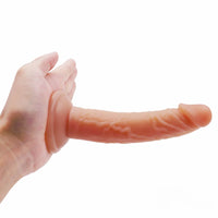 6.49 Soft Flexible Silicone Elastic Dildo Women Toy With Sucker