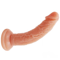 6.49 Soft Flexible Silicone Elastic Dildo Women Toy With Sucker