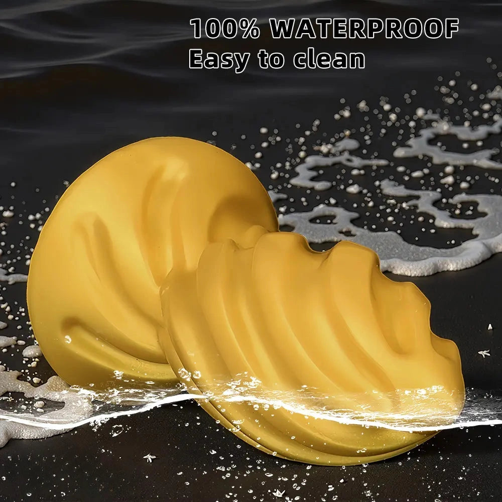 6.49in 7.67in 9.05in 9.84in Golden Silicone Spiral Thread Masturbation Dildo
