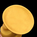 6.49in 7.67in 9.05in 9.84in Golden Silicone Spiral Thread Masturbation Dildo