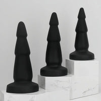 6.49in 8.07in 9.05in Liquid Silicone Soft Anal Dilator Trainer Anal Dildo