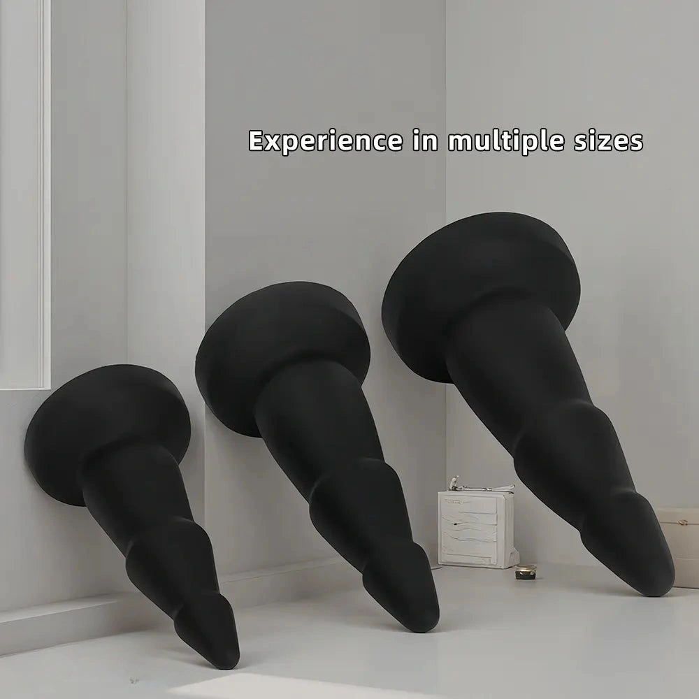 6.49in 8.07in 9.05in Liquid Silicone Soft Anal Dilator Trainer Anal Dildo