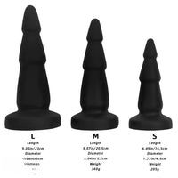 6.49in 8.07in 9.05in Liquid Silicone Soft Anal Dilator Trainer Anal Dildo
