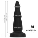 6.49in 8.07in 9.05in Liquid Silicone Soft Anal Dilator Trainer Anal Dildo