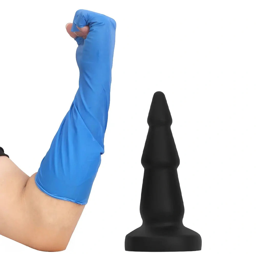 6.49in 8.07in 9.05in Liquid Silicone Soft Anal Dilator Trainer Anal Dildo