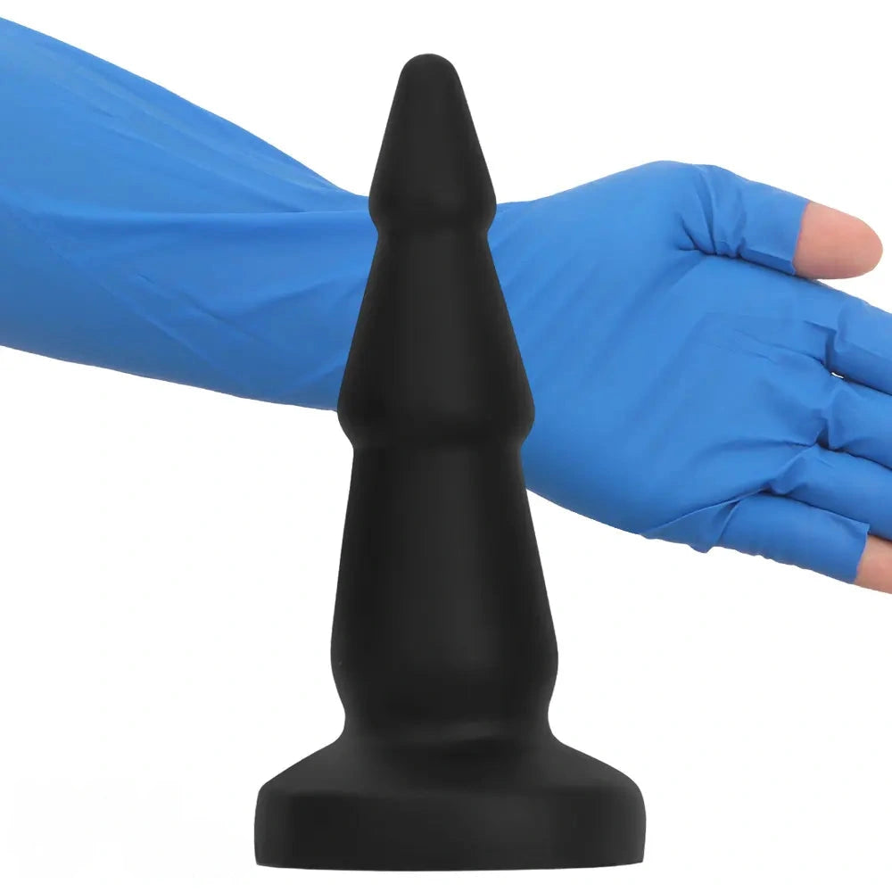 6.49in 8.07in 9.05in Liquid Silicone Soft Anal Dilator Trainer Anal Dildo