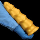 6.49in 8.26in 10.03in Golden Silicone Fantasy Dildo For Couples Intimacy