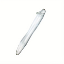 6.49in 8.26in Glass Dual Heads Dildo For Anal Vaginal Stimulation