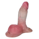 6.49in 8.46in Durable Manual Play Strap on Dual Density Silicone Solid Dildo