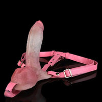 6.49in 8.46in Durable Manual Play Strap on Dual Density Silicone Solid Dildo