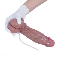 6.49in Double Layer Squirting Strap on Dildo Game Love Tool For Couples
