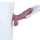6.49in Double Layer Squirting Strap on Dildo Game Love Tool For Couples