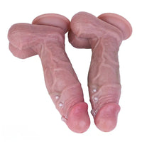 6.49in Double Layer Squirting Strap on Dildo Game Love Tool For Couples