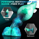 6.49in Fantasy Creature Knot Silicone Dildo with Suction Cup Base