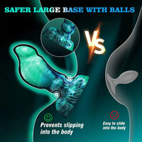 6.49in Fantasy Creature Knot Silicone Dildo with Suction Cup Base