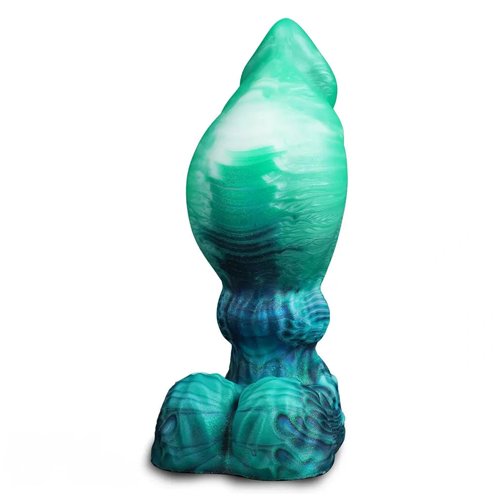 6.49in Fantasy Creature Knot Silicone Dildo with Suction Cup Base