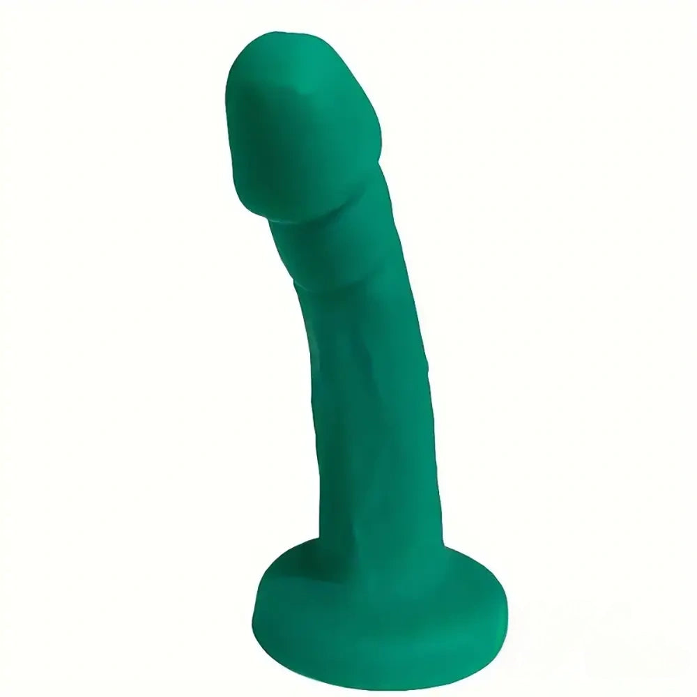 6.49in Real Lifelike Silicone Soft Dildo For Anus Vaginal Stimulation