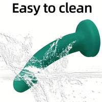 6.49in Real Lifelike Silicone Soft Dildo For Anus Vaginal Stimulation