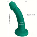 6.49in Real Lifelike Silicone Soft Dildo For Anus Vaginal Stimulation