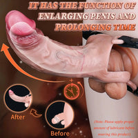 6.49in Strap on Penis Extender Cock Sleeve Dildo For Penis Supplies