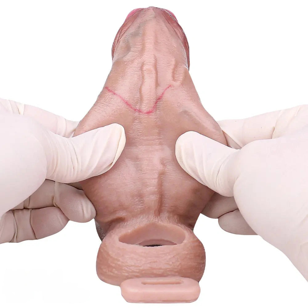 6.49in Strap on Penis Extender Cock Sleeve Dildo For Penis Supplies