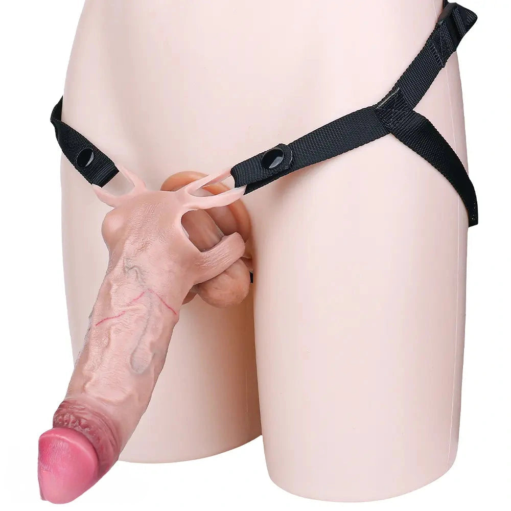 6.49in Strap on Penis Extender Cock Sleeve Dildo For Penis Supplies