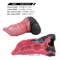 6.49in Tiger Alien-shaped Animal Male Masturbator Dildo For Vagina Sex