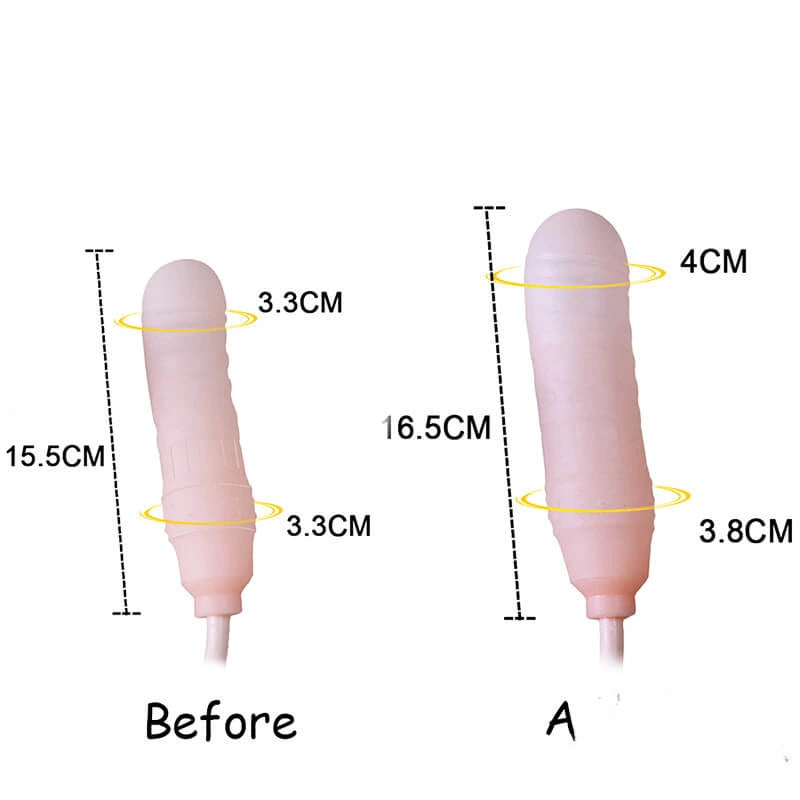 6.49in Top Quality Inflatable Dildo Sex Toy For Women Men