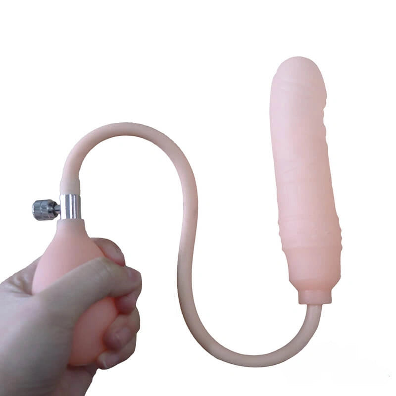 6.49in Top Quality Inflatable Dildo Sex Toy For Women Men