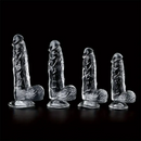 6.4in 7in 8in 9in Clear Real Cock Dildo For G-Spot Vaginal Sex Stimulation
