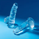 6.4in 7in 8in 9in Clear Real Cock Dildo For G-Spot Vaginal Sex Stimulation