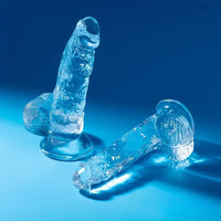 6.4in 7in 8in 9in Clear Real Cock Dildo For G-Spot Vaginal Sex Stimulation