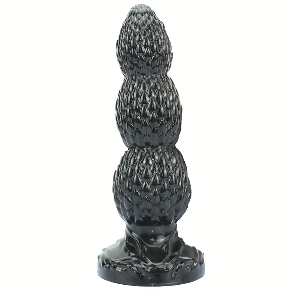 6.4in 8.4in 10.8in Monster Ribbed Butt Plug Dildo For Multiple Use