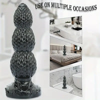 6.4in 8.4in 10.8in Monster Ribbed Butt Plug Dildo For Multiple Use