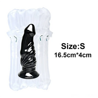 6.4in 8.4in Fantasy Big Black Dildo For Male Female Anal Vaginal Sex