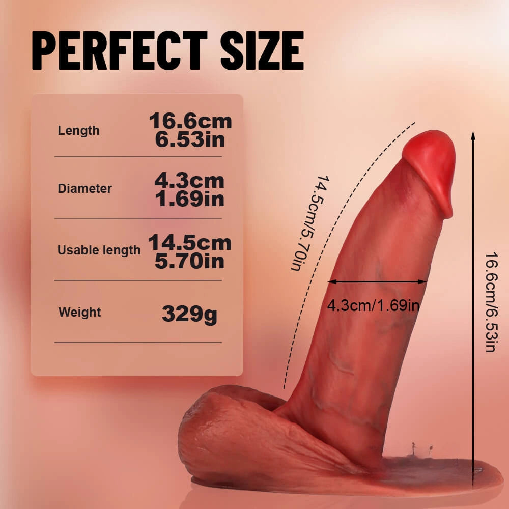 6.53in Anal Dildo For Women With Big Base Female Masturbator