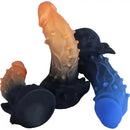 6.54in 7.68in 8.97in Soft Silicone Monster Spiked Dildo Thick Anal Plug Dildo