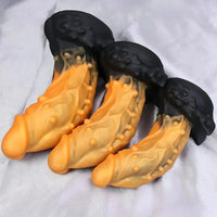 6.54in 7.68in 8.97in Soft Silicone Monster Spiked Dildo Thick Anal Plug Dildo
