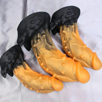 6.54in 7.68in 8.97in Soft Silicone Monster Spiked Dildo Thick Anal Plug Dildo