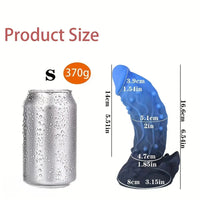 6.54in 7.68in 8.97in Soft Silicone Monster Spiked Dildo Thick Anal Plug Dildo