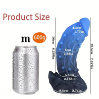 6.54in 7.68in 8.97in Soft Silicone Monster Spiked Dildo Thick Anal Plug Dildo